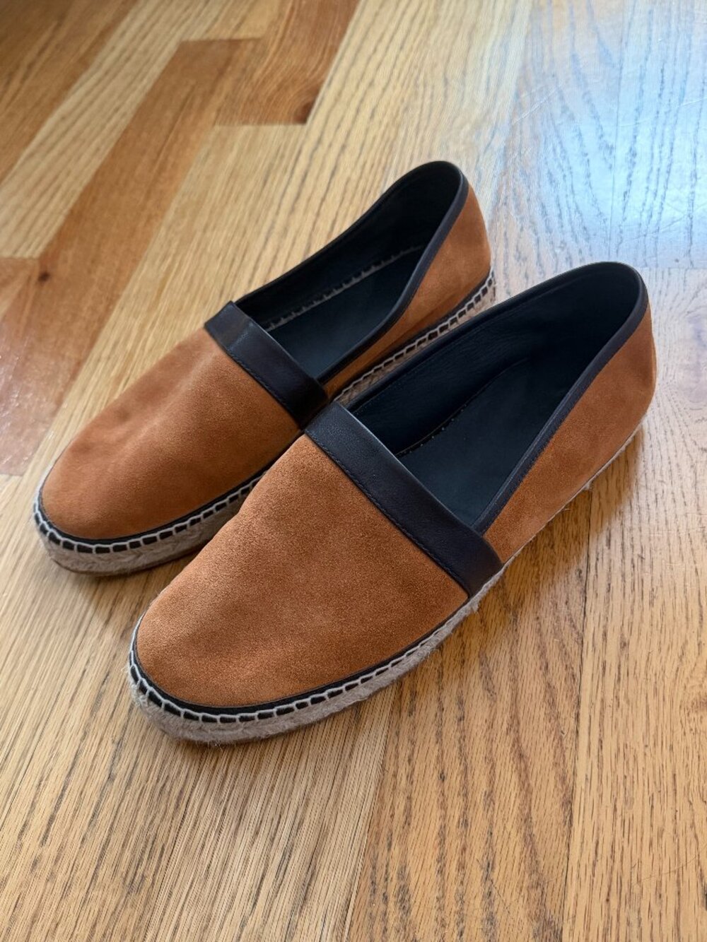 Manolo Blahnik Orange Calf Suede Espadrilles – Men's Size 8 – Like New